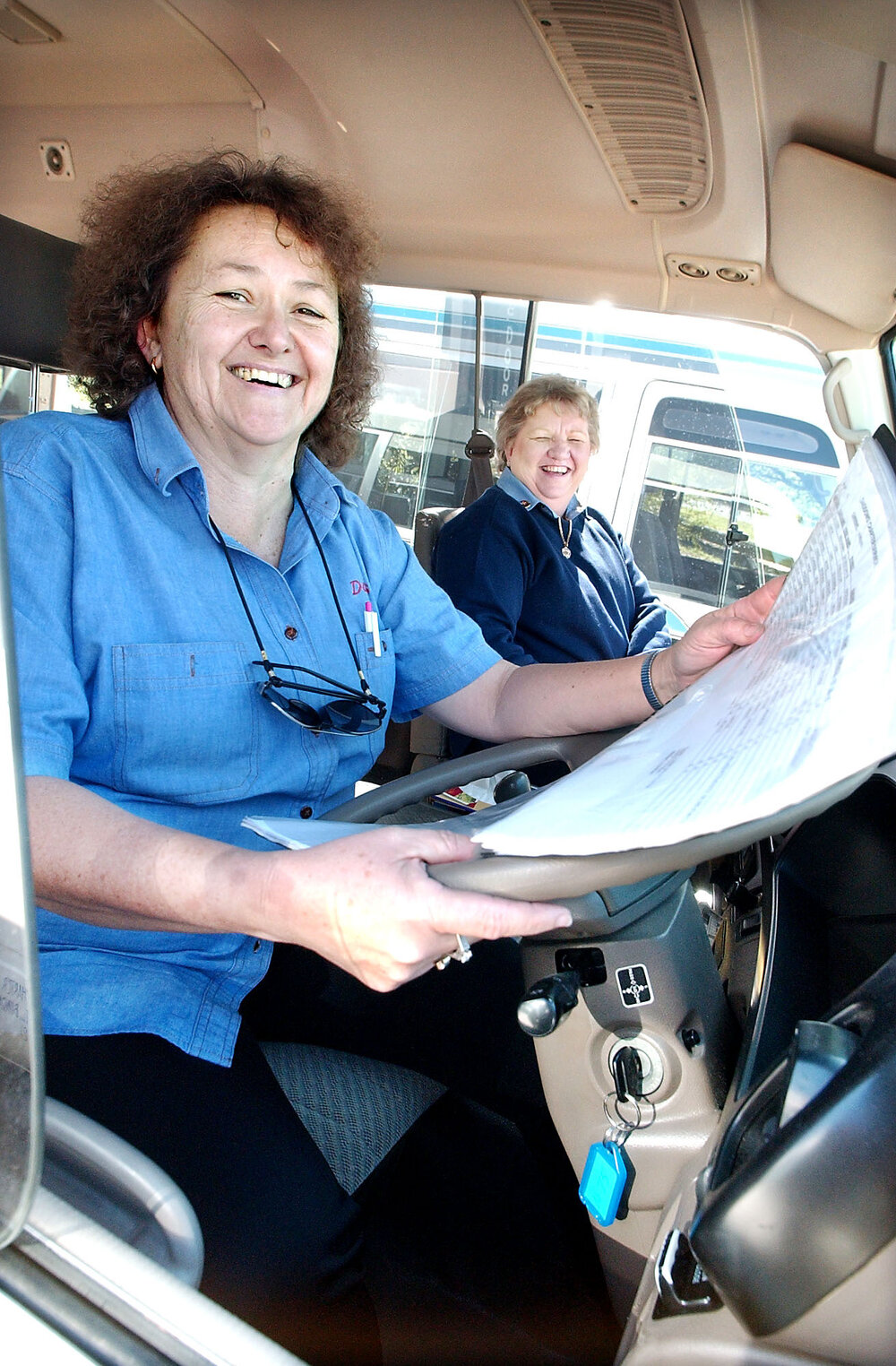 Narelle Burns and Pam Heffernan from the Australian Red Cross, Ipswich, September 2003