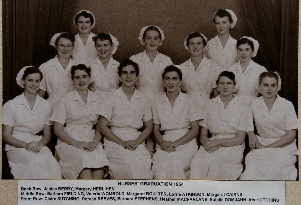 Nurse Graduates, Ipswich General Hospital, 1954