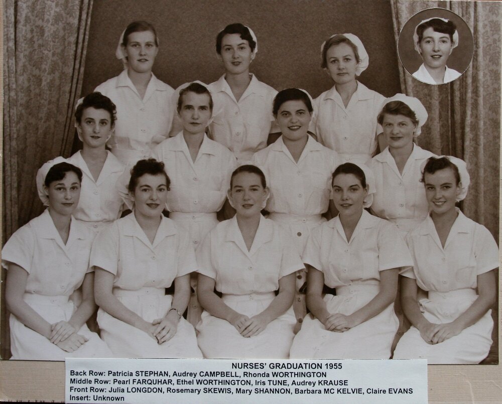 Nurse Graduates, Ipswich General Hospital, 1955