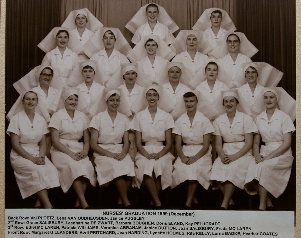 Nurses' Graduation, Ipswich General Hospital, Ipswich, December 1959