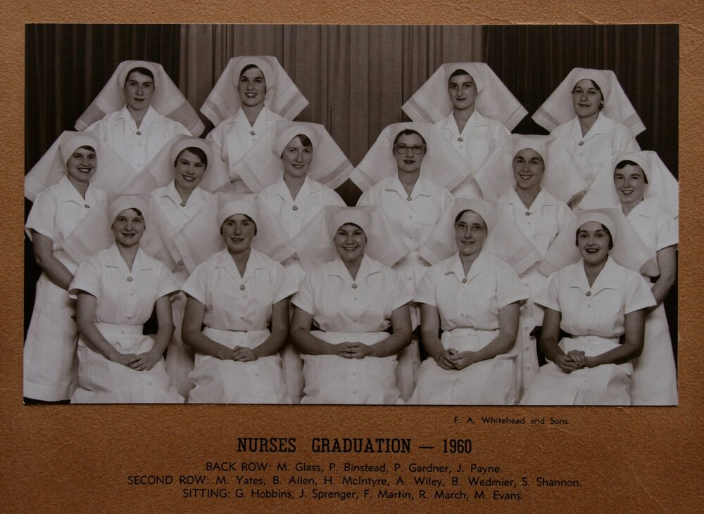 Nurse Graduates, Ipswich General Hospital, 1960