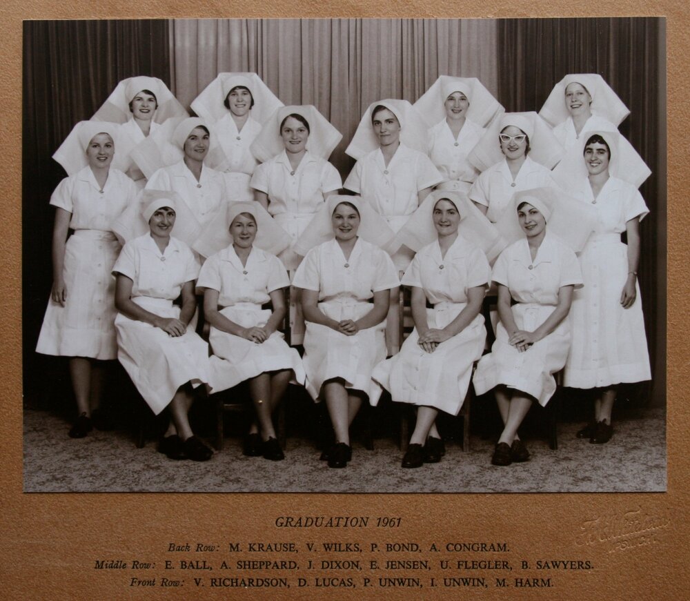 Nurse Graduates, Ipswich General Hospital, 1961