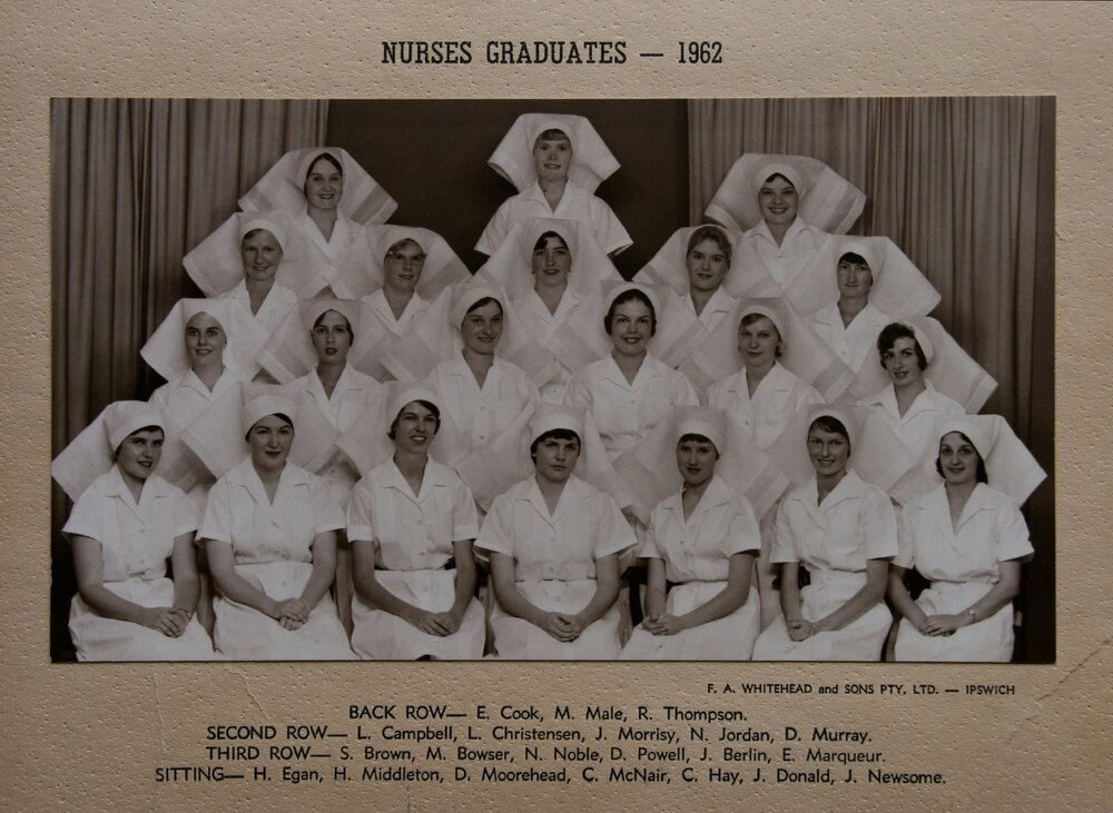 Nurses' Graduation, Ipswich General Hospital, Ipswich, 1962