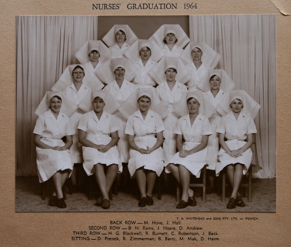 Nurses' Graduation, Ipswich General Hospital, Ipswich, 1964