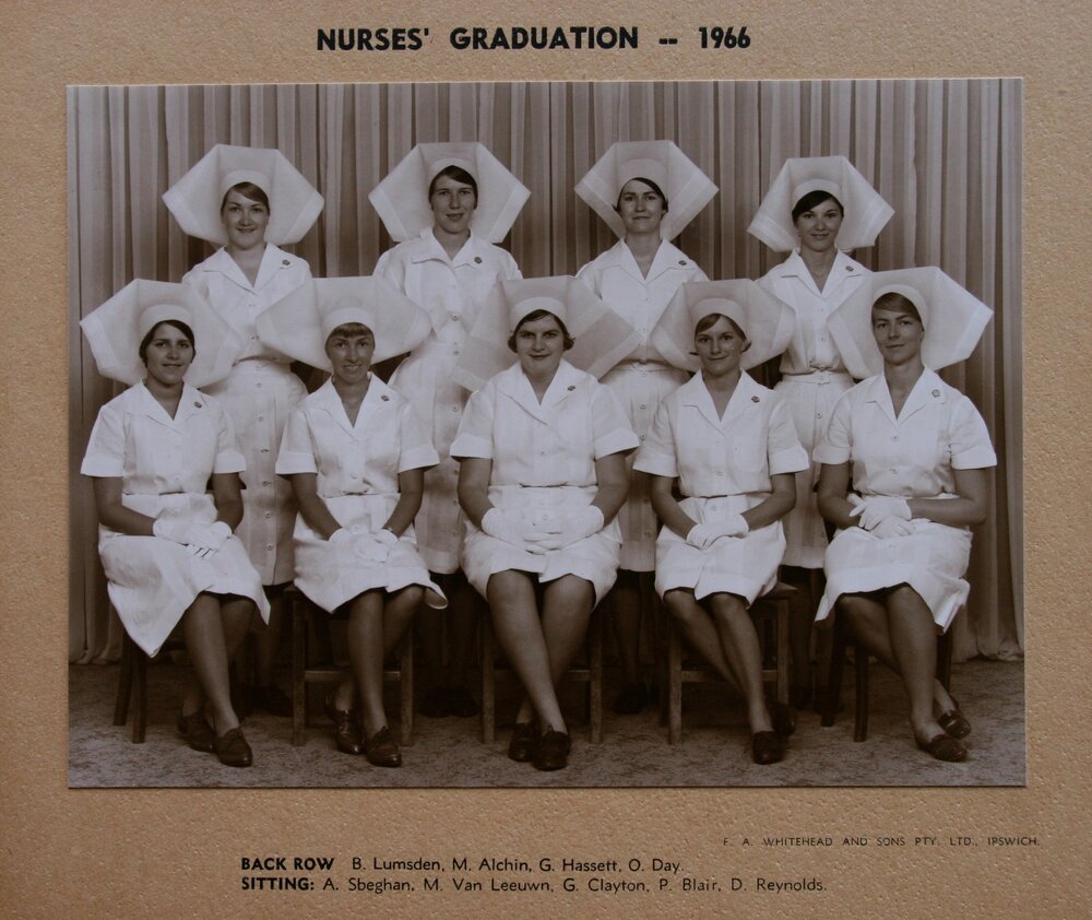 Nurses' Graduation, Ipswich General Hospital, Ipswich, 1966