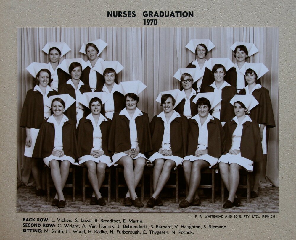 Nurses' Graduation, Ipswich General Hospital, Ipswich 1970