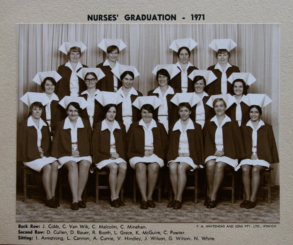 Nurses' Graduation, Ipswich General Hospital, Ipswich, 1971
