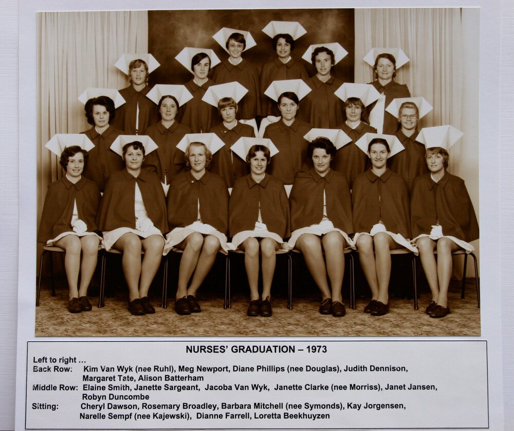 Nurses' Graduation, Ipswich General Hospital, Ipswich, 1973