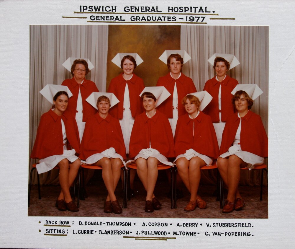 Nurses' Graduation, Ipswich General Hospital, Ipswich, 1977