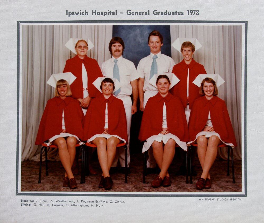 General Nursing Graduates, Ipswich General Hospital, Ipswich, 1978