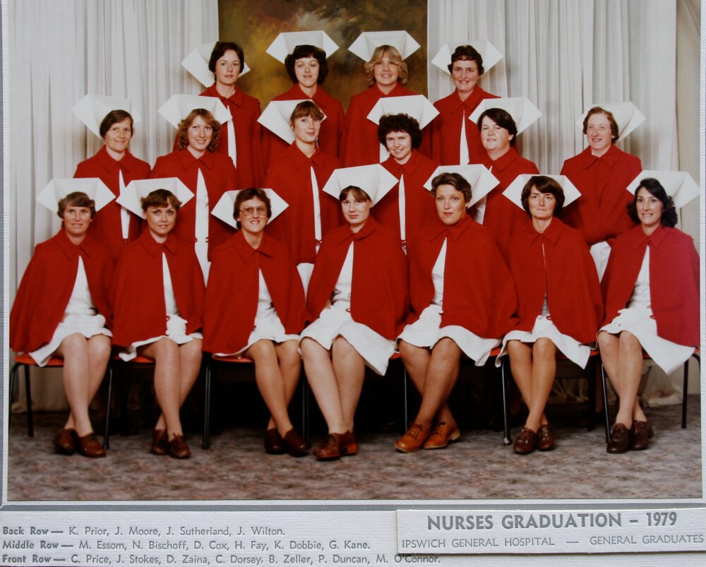 General Nursing Graduates, Ipswich General Hospital, Ipswich, 1979