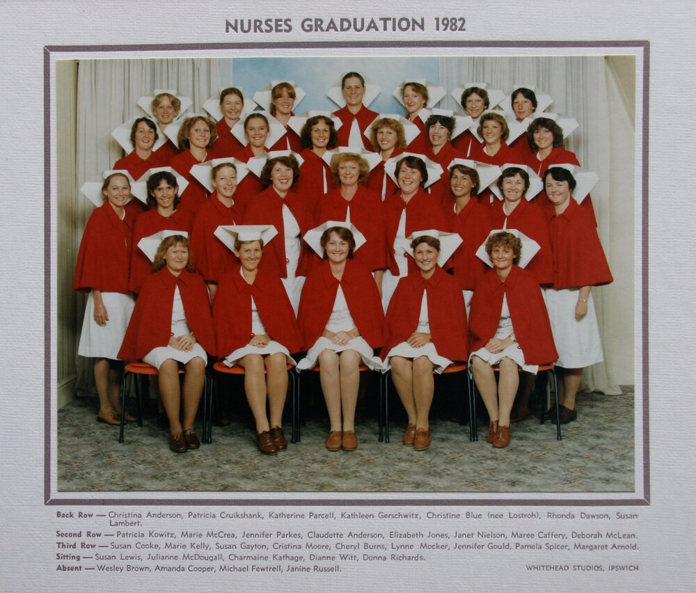General Nursing Graduates, Ipswich General Hospital, Ipswich, 1982