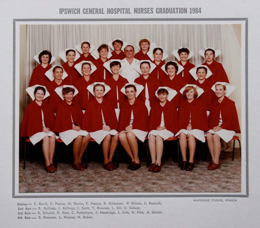 General Nursing Graduates, Ipswich General Hospital, Ipswich, 1984