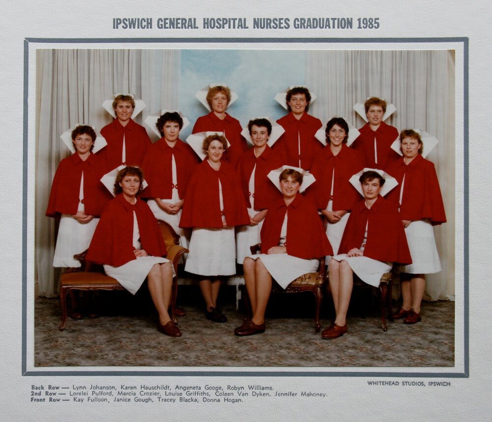 General Nursing Graduates, Ipswich General Hospital, Ipswich, 1985