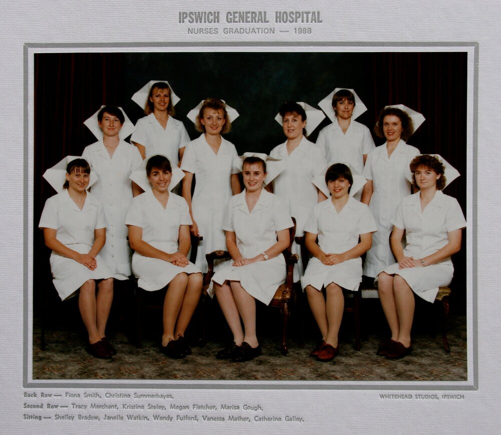 Group Two General Nursing Graduates, Ipswich General Hospital, Ipswich, 1988
