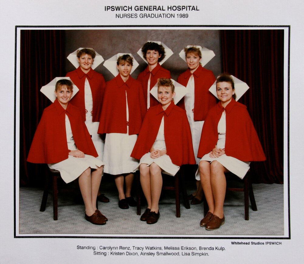 Group Two General Nursing Graduates, Ipswich General Hospital, Ipswich, 1989