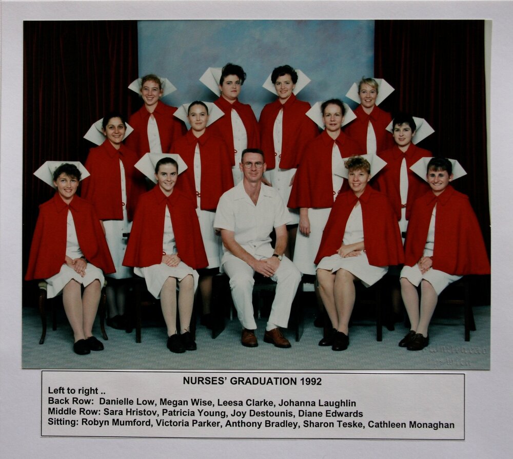 Group One General Nursing Graduates, Ipswich General Hospital, Ipswich, 1992
