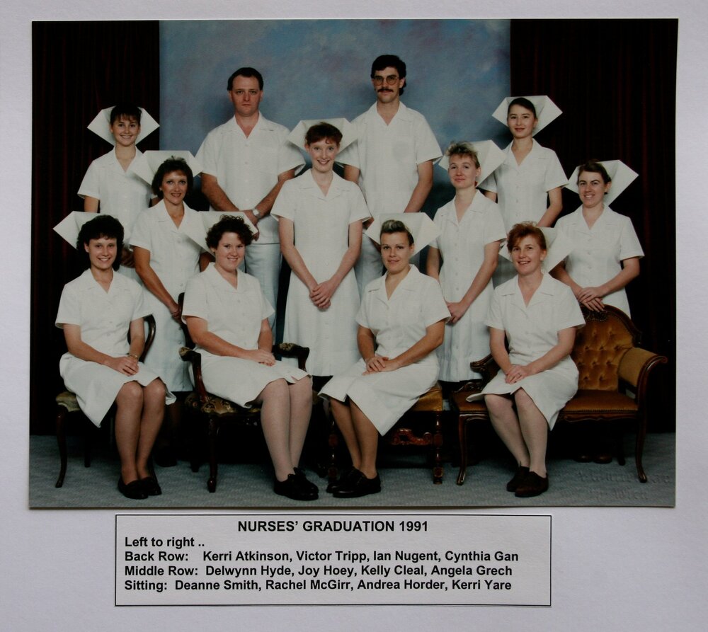 Group One General Nursing Graduates, Ipswich General Hospital, Ipswich, 1991