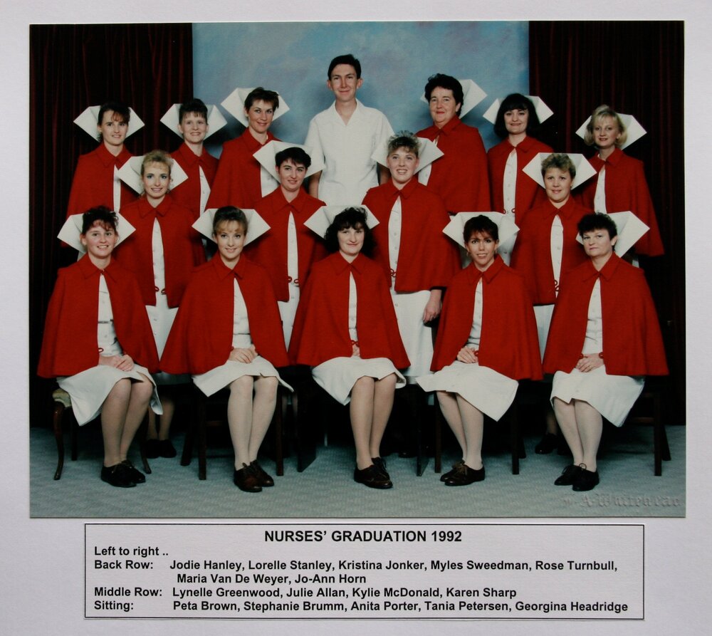 Group Two General Nursing Graduates, Ipswich General Hospital, Ipswich, 1992