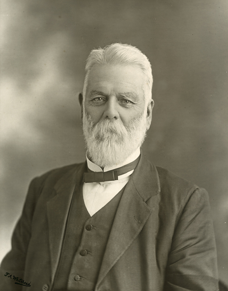 Studio portrait of Alfred John Stephenson, President Ipswich Hospital Board, 1903