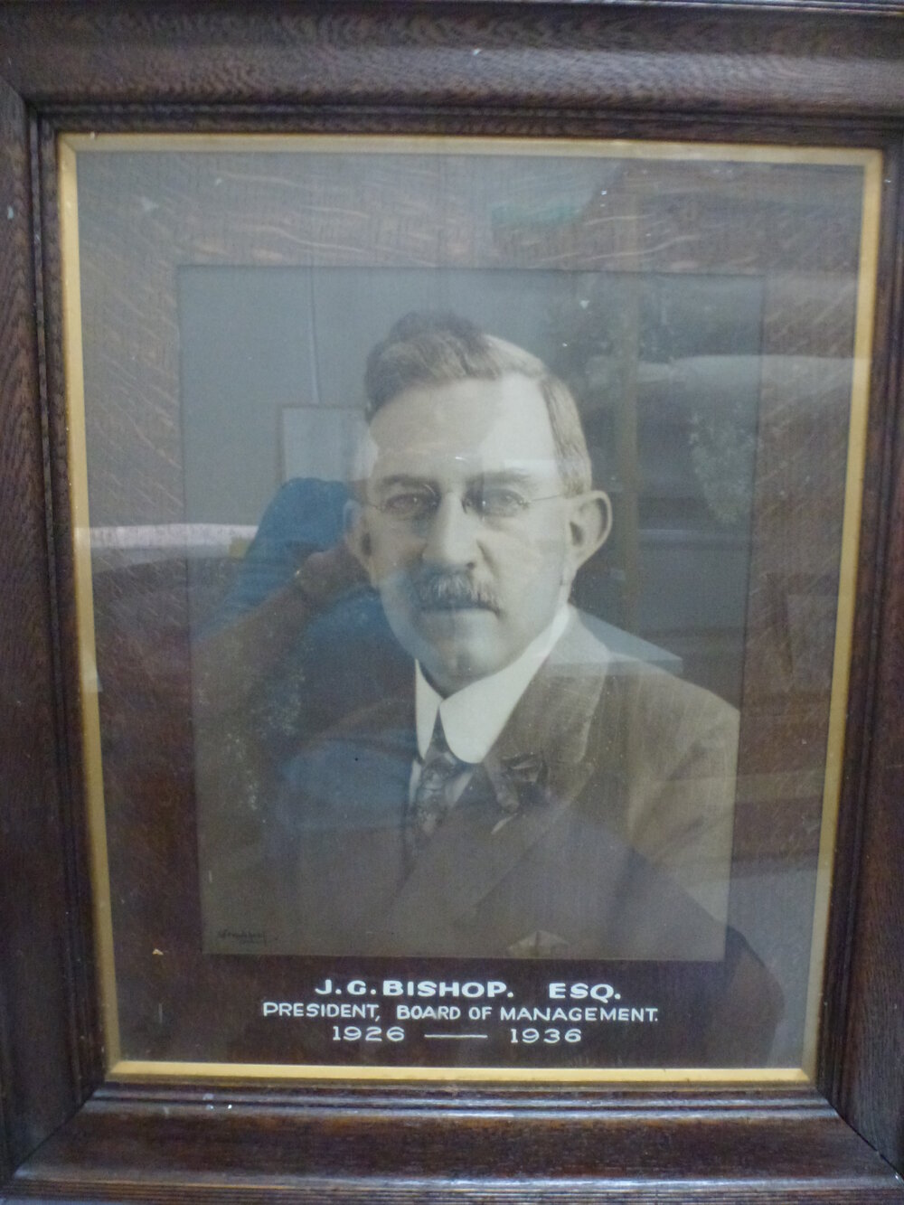 J G Bishop President Hospital Board, c1929