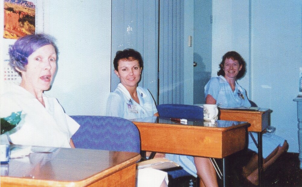 Helen (Ursula) Mackenzie, Tracey Kidgell (married name), Lisa Carrasco, 1990s