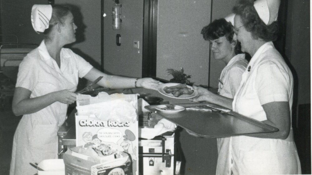 Meal Service Student Nurse (unknown),  ?, Betty Ball, 1980s