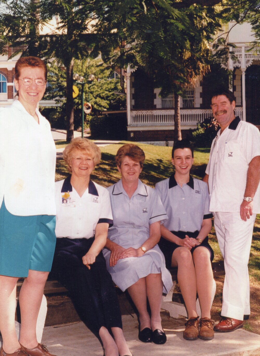 Ipswich Hospital Staff, Sue Betzold, Ann West, Patricia Burke, Alan Weatherhead, Ipswich, 1990s
