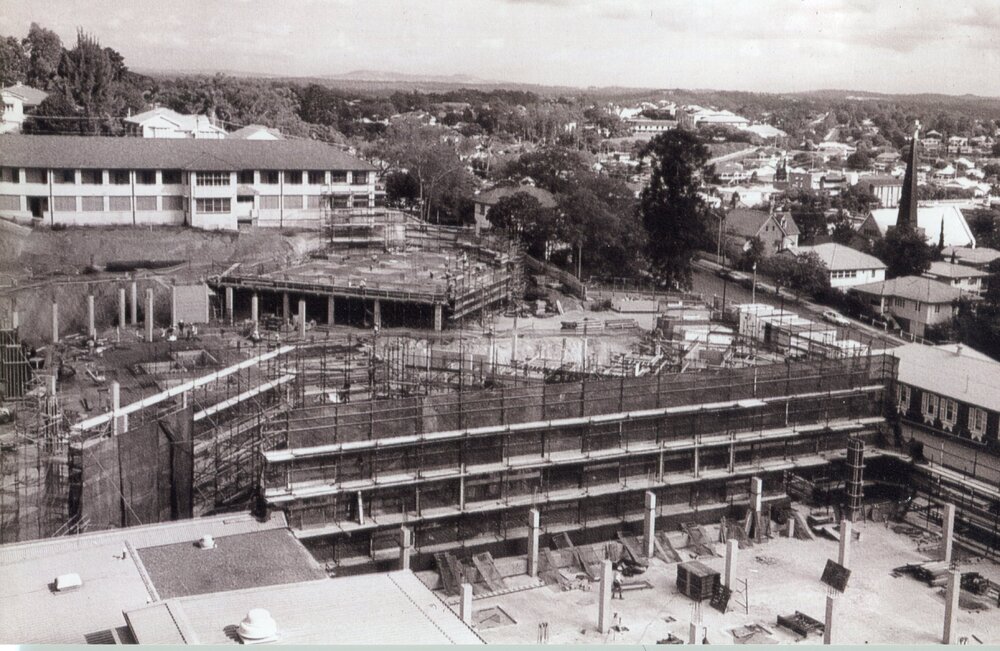 Construction of New hospital, 1980s