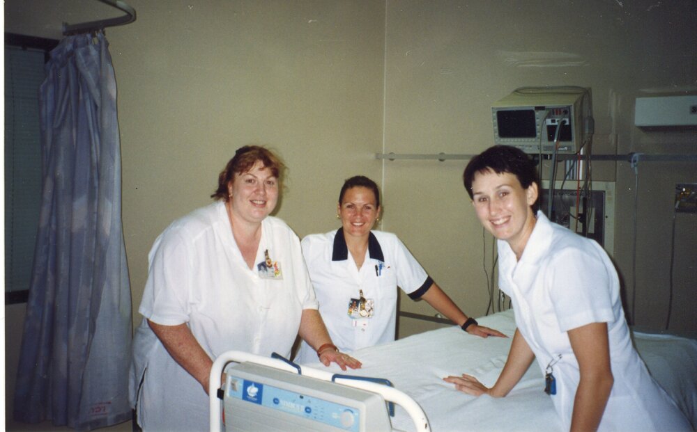 Jo Lebherz, Kristy Thorley, Andrea Gorry, 1990s
