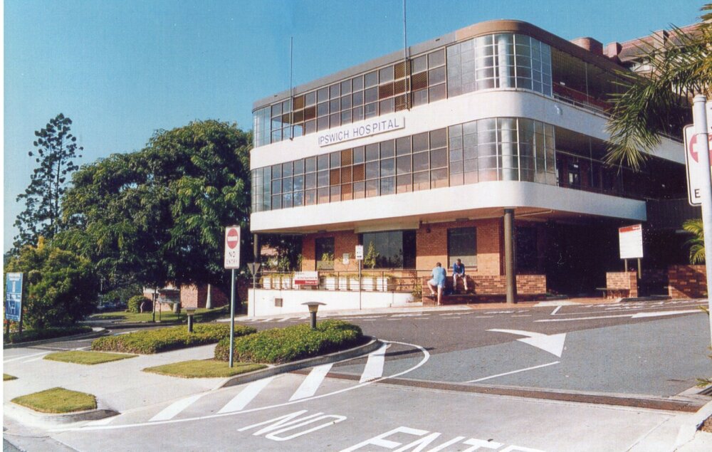 Ipswich Hospital Entrance, 1990s
