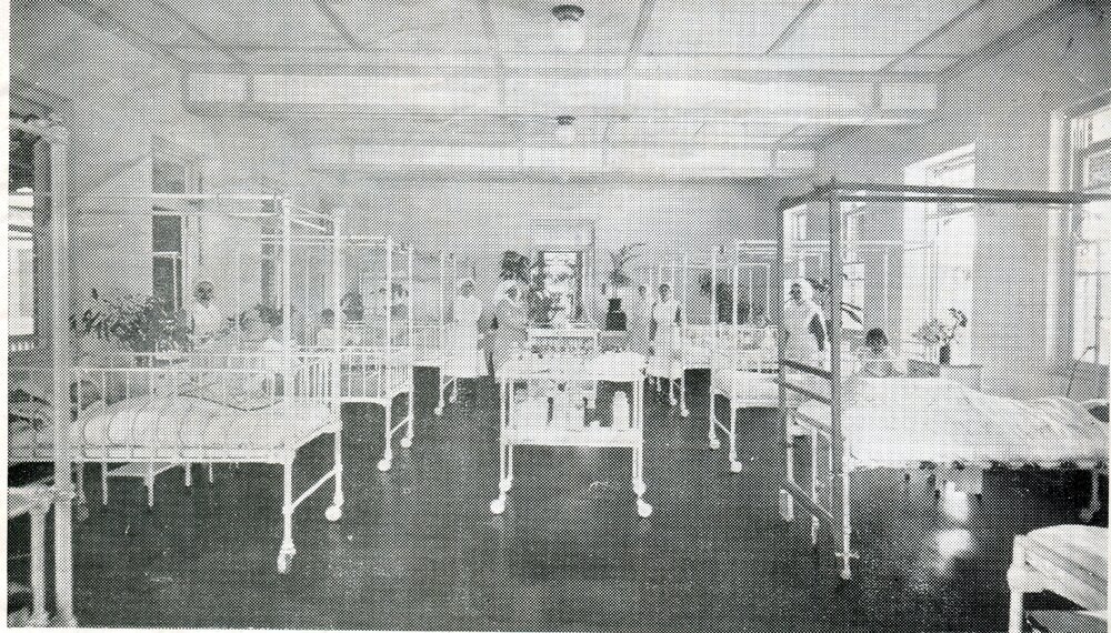Sunshine Ward, Ipswich General Hospital, 1930s