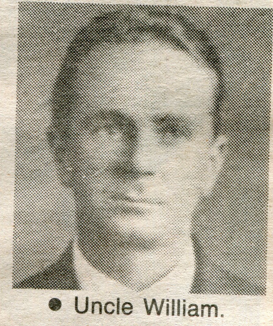 Portrait of Fred Weir aka Uncle William from QT Sunshine League,