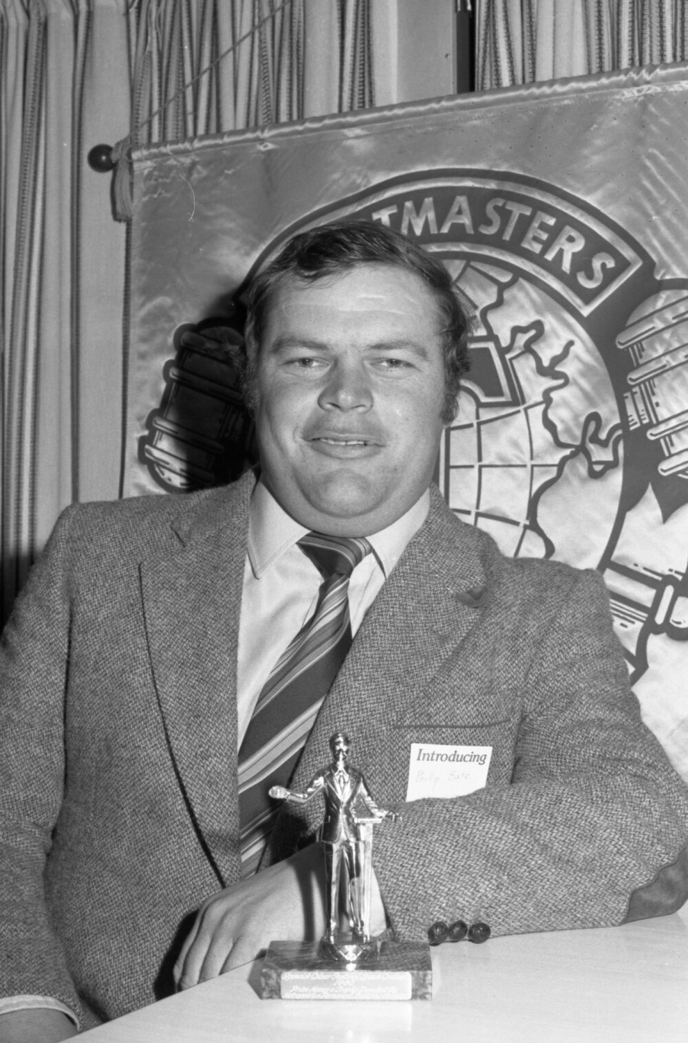 Toastmasters Member Phillip Bate, Ipswich, September 1980
