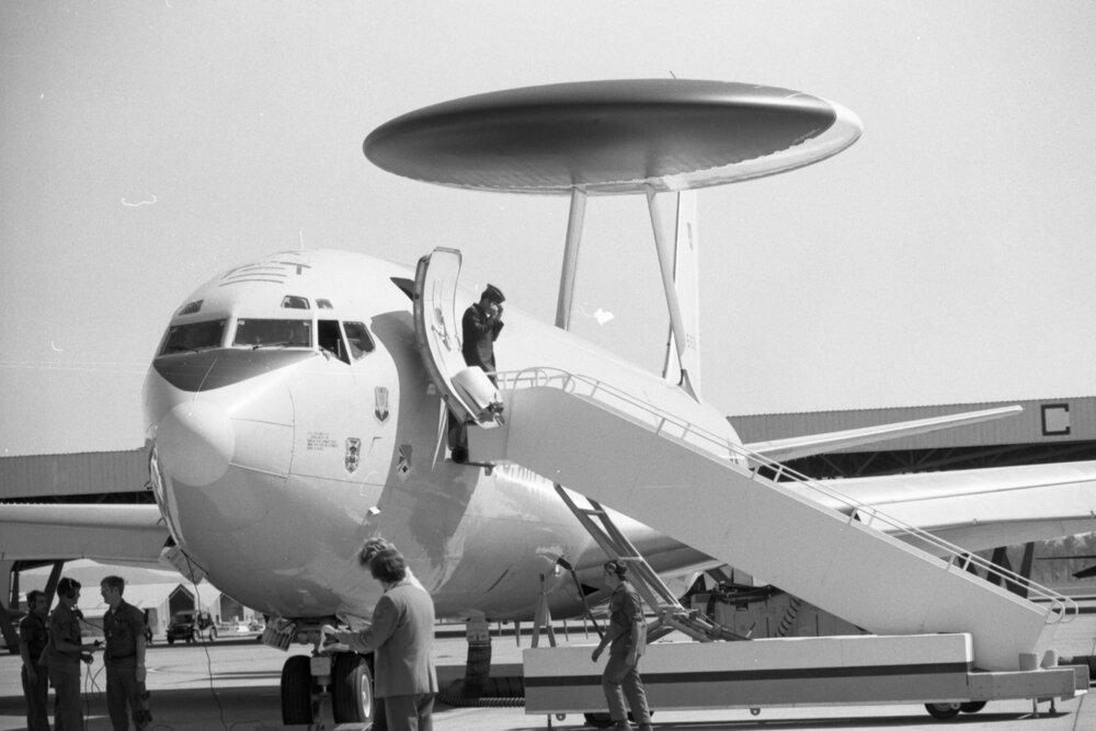Amberley ISS Boeing E-3 Sentry, Ipswich, September 1980