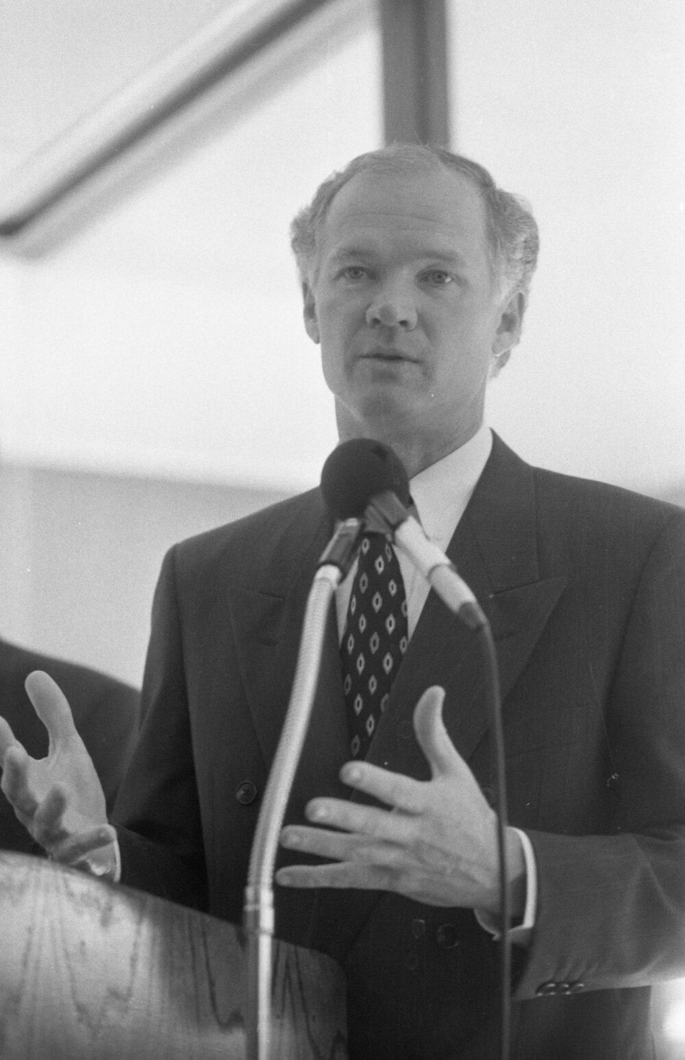 Wayne Goss Premier of Queensland giving a speech, Ipswich, August 1993