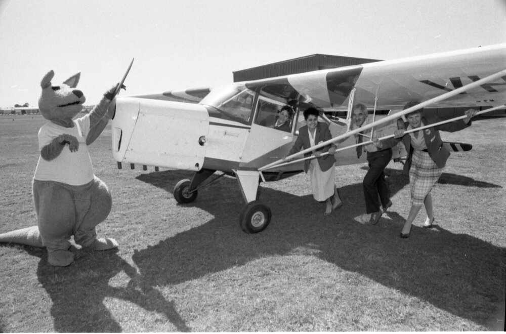 Promotional photos for Ipswich &amp; West Moreton Building Society, Ipswich, August 1987