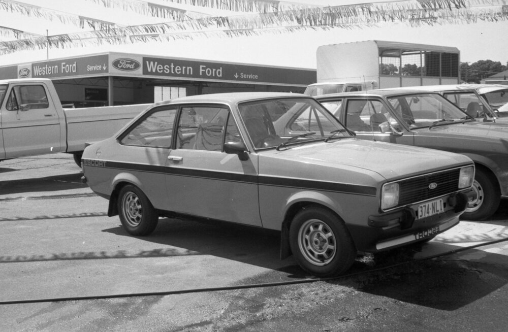 Ford Escort Car ad for Western Ford, Ipswich, September 1980