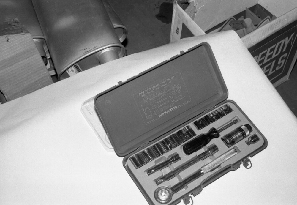 Schneider Square Wrench Socket Wrench Set advertisement, Ipswich, September 1980