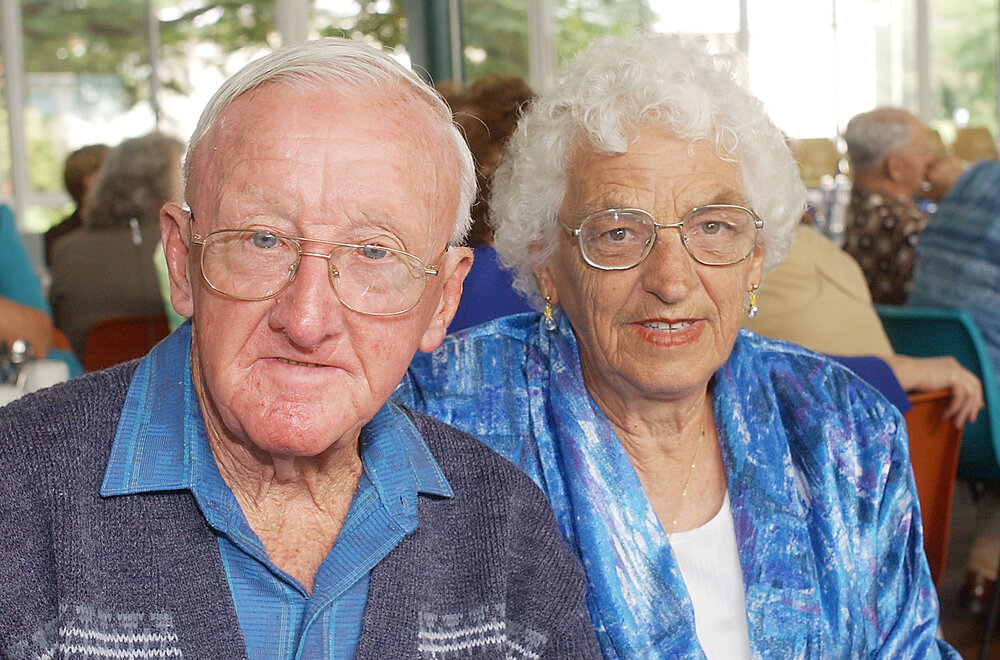 Ken and June Jones, Ipswich, June 2003