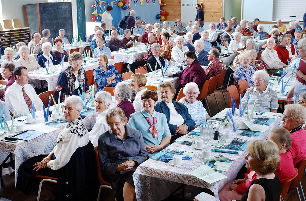The annual Australia Day lunch held by the Uniting Church Ladies Auxillary, Ipswich, June 2003