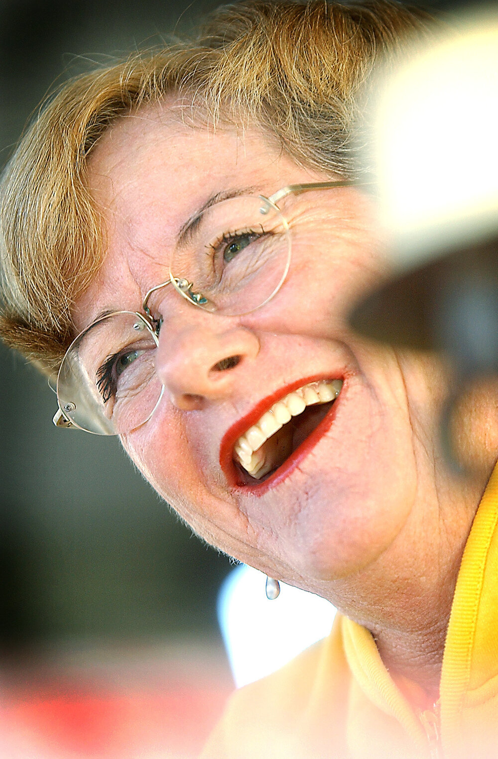 Unidentified woman winning the Queen's Birthday award, Walloon, June 2003