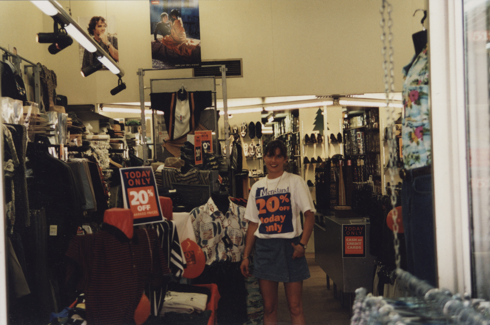 Interior of Rawlings' Brisbane Street store, Ipswich, 1990s