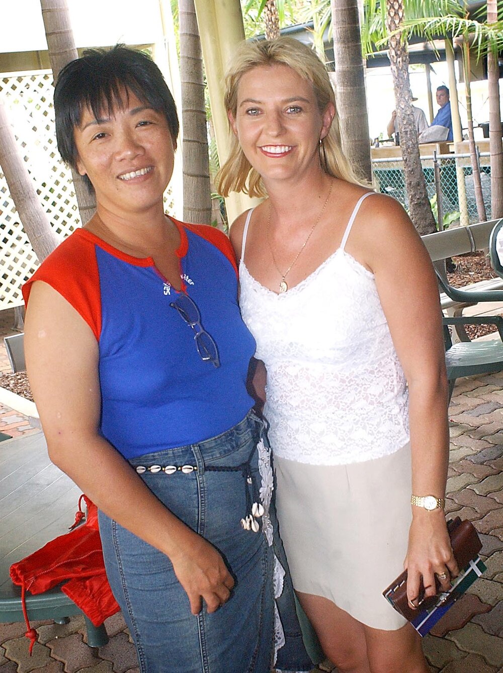 Lynda Lee and Sharon Langlands, Ipswich, February 2003