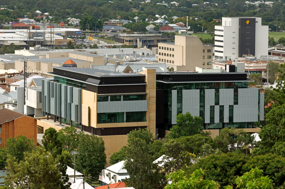 Panoramic view of Ipswich from Denmark Hill water tower, Ipswich, 2010