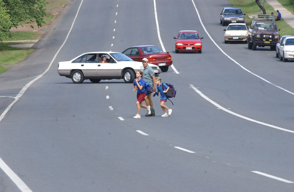 School crossings, Brassall, February 2003