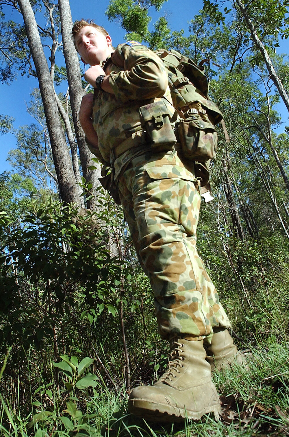 Unidentified soldier, Ipswich, March 2003