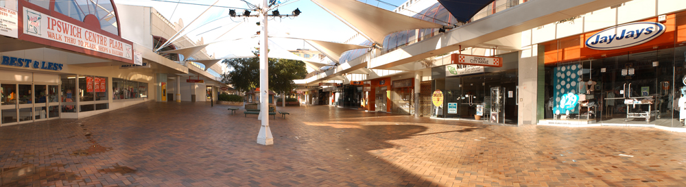 Shops along Ipswich Mall, Ipswich, 2005