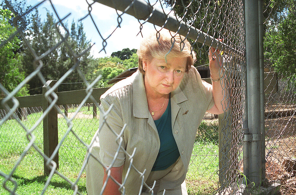 Denise Hanley at Queens Park, Ipswich, March 2003