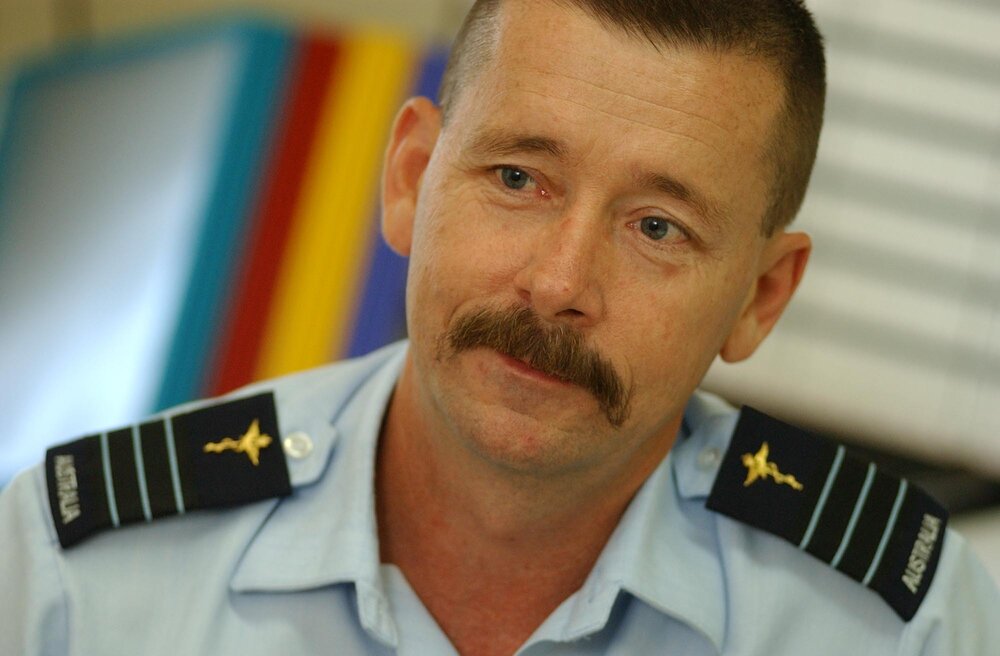 Unidentified member of the Royal Australian Air Force, Ipswich, March 2003